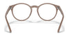 Ralph Lauren RL6221U Eyeglasses / Shiny Gradient Black/Transparent Beige №6022 / Size 49