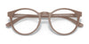 Ralph Lauren RL6221U Eyeglasses / Shiny Gradient Black/Transparent Beige №6022 / Size 49