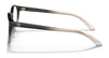 Ralph Lauren RL6221U Eyeglasses / Shiny Gradient Black/Transparent Beige №6022 / Size 49