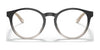 Ralph Lauren RL6221U Eyeglasses / Shiny Gradient Black/Transparent Beige №6022 / Size 49