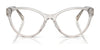 Ralph Lauren RL6238U Eyeglasses / Cream Horn №6107 / Size 52