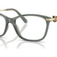 Shiny Transparent Army Green №6216