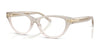 Ralph Lauren RL6257U Eyeglasses / Transparent Grey/Pink №6112 / Size 52