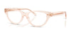 Ralph Lauren RL6257U Eyeglasses / Transparent Pink №6305 / Size 52