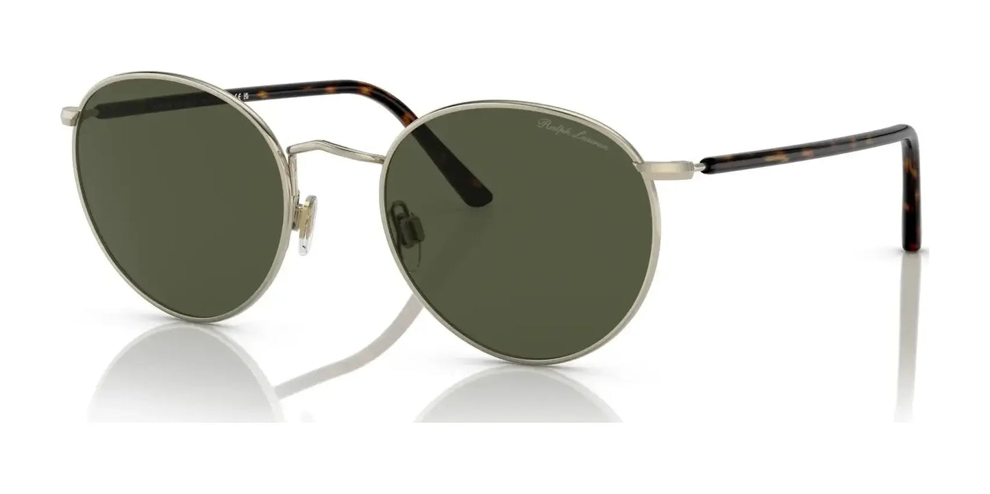 Ralph Lauren RL7076 Sunglasses Shiny Pale Gold / Green