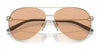 Ralph Lauren THE ANDIE RL7077 Sunglasses | Size 60 / Shiny Pale Gold / Dark Brown (2N 39.6%) №9316/3