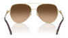 Ralph Lauren RL7087 Sunglasses | Size 59 / Shiny Pale Gold / Brown Gradient Grey Mirror Gold (3N 15.4%) №94766Y