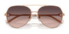 Ralph Lauren RL7087 Sunglasses | Size 59 / Shiny Pale Gold / Brown Gradient Grey Mirror Gold (3N 15.4%) №94766Y