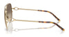 Ralph Lauren RL7087 Sunglasses | Size 59 / Shiny Pale Gold / Brown Gradient Grey Mirror Gold (3N 15.4%) №94766Y