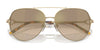 Ralph Lauren RL7087 Sunglasses | Size 59 / Shiny Pale Gold / Brown Gradient Grey Mirror Gold (3N 15.4%) №94766Y