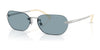 Ralph Lauren RL7089 Sunglasses | Size 59 / Shiny Silver / Azure (2N 37.3%) №900172