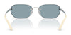 Ralph Lauren RL7089 Sunglasses | Size 59 / Shiny Silver / Azure (2N 37.3%) №900172