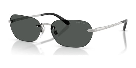 Ralph Lauren RL7089 Sunglasses Shiny Silver / Grey