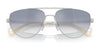 Ralph Lauren RL7090 Sunglasses | Size 59 / Shiny Silver / Brown (3N 9%) №900173