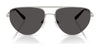 Ralph Lauren RL7090 Sunglasses | Size 59 / Shiny Silver / Brown (3N 9%) №900173