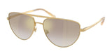 Ralph Lauren RL7090 Sunglasses Shiny Gold / Gradient Brown Mirror Gold