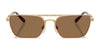 Ralph Lauren RL7092 Sunglasses | Size 58 / Shiny Antique Gold / Light Brown (3N 15.6%) №915373