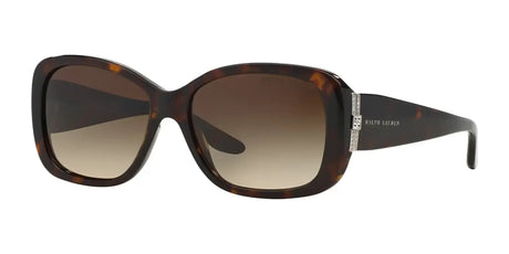 Ralph Lauren RL8127B Sunglasses Shiny Dark Havana / Gradient Brown