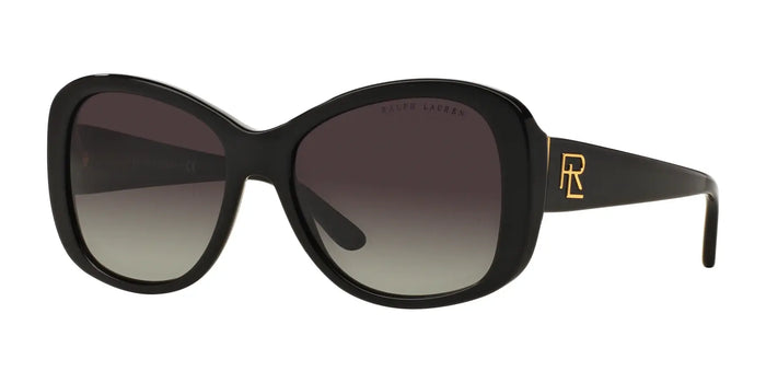 Ralph Lauren RL8144 Sunglasses | Size 56 / Shiny Black №50018G / Gradient Grey (3N 13%)