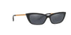 Ralph Lauren RL8173 Sunglasses / Shiny Black №50016G / Grey Mirror Black (3N 10%) / Size 55