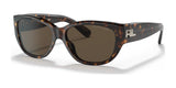 Ralph Lauren RL8193 Sunglasses Shiny Dark Havana / Brown