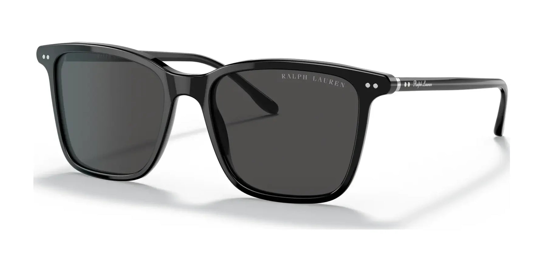 Ralph Lauren RL8199 Sunglasses Shiny Black / Dark Grey