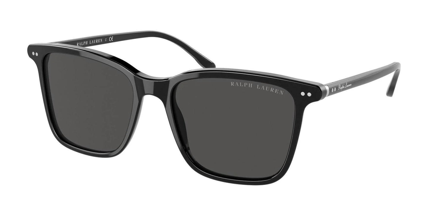 Ralph Lauren RL8199 Sunglasses Shiny Black / Dark Grey