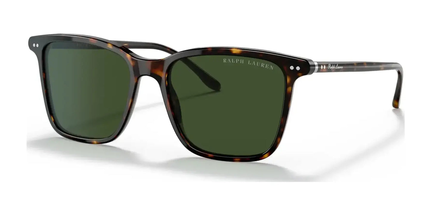 Ralph Lauren RL8199 Sunglasses Shiny Dark Havana / Bottle Green