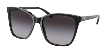 Ralph Lauren RL8201 Sunglasses Shiny Black / Gradient Grey