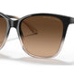 Shiny Gradient Black/Transparent Beige