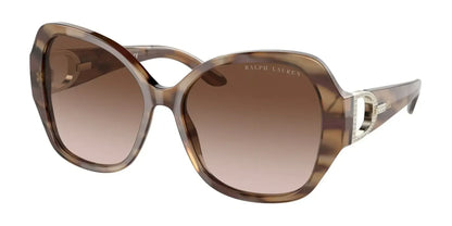 Ralph Lauren RL8202B Sunglasses Shiny Havana Homy / Gradient Brown