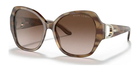 Ralph Lauren RL8202B Sunglasses Shiny Havana Homy / Gradient Brown