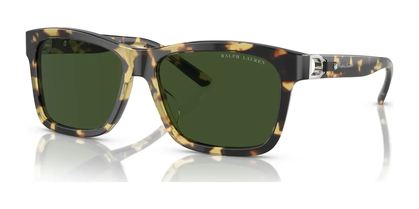 Ralph Lauren RL8203QU Sunglasses Havana Spotty / Green