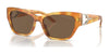 Ralph Lauren THE AUDREY RL8206U Sunglasses | Size 57 / Light Havana / Brown (3N 14.5%) №605173