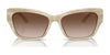 Ralph Lauren THE AUDREY RL8206U Sunglasses | Size 57 / Cream Horn / Gradient Brown (3N 16%) №608413