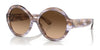 Ralph Lauren THE FARRAH RL8207U Sunglasses | Size 55 / Shiny Violet Brown Havana / Brown Gradient (3N 14.2%) №603174