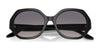 Ralph Lauren RL8208 Sunglasses | Size 55 / Shiny Black / Gradient Blue Mirror Silver (2N 20%) №5001V6