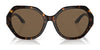 Ralph Lauren RL8208 Sunglasses | Size 55 / Shiny Black / Gradient Blue Mirror Silver (2N 20%) №5001V6