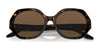 Ralph Lauren RL8208 Sunglasses | Size 55 / Shiny Black / Gradient Blue Mirror Silver (2N 20%) №5001V6