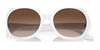 Ralph Lauren RL8208 Sunglasses | Size 55 / Shiny Black / Gradient Blue Mirror Silver (2N 20%) №5001V6