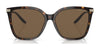 Ralph Lauren THE JACQUIE RL8209 Sunglasses | Size 57 / Shiny Black / Gradient Grey (3N 13%) №50018G