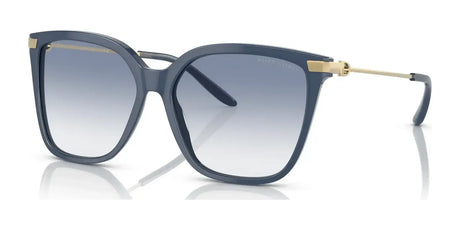 Ralph Lauren THE JACQUIE RL8209 Sunglasses Shiny Navy Opaline Blue / Clear Gradient Light Blue