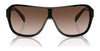 Ralph Lauren THE DILLION RL8214U Sunglasses | Size 134 / Black / Gradient Brown (3N 16%) №500113