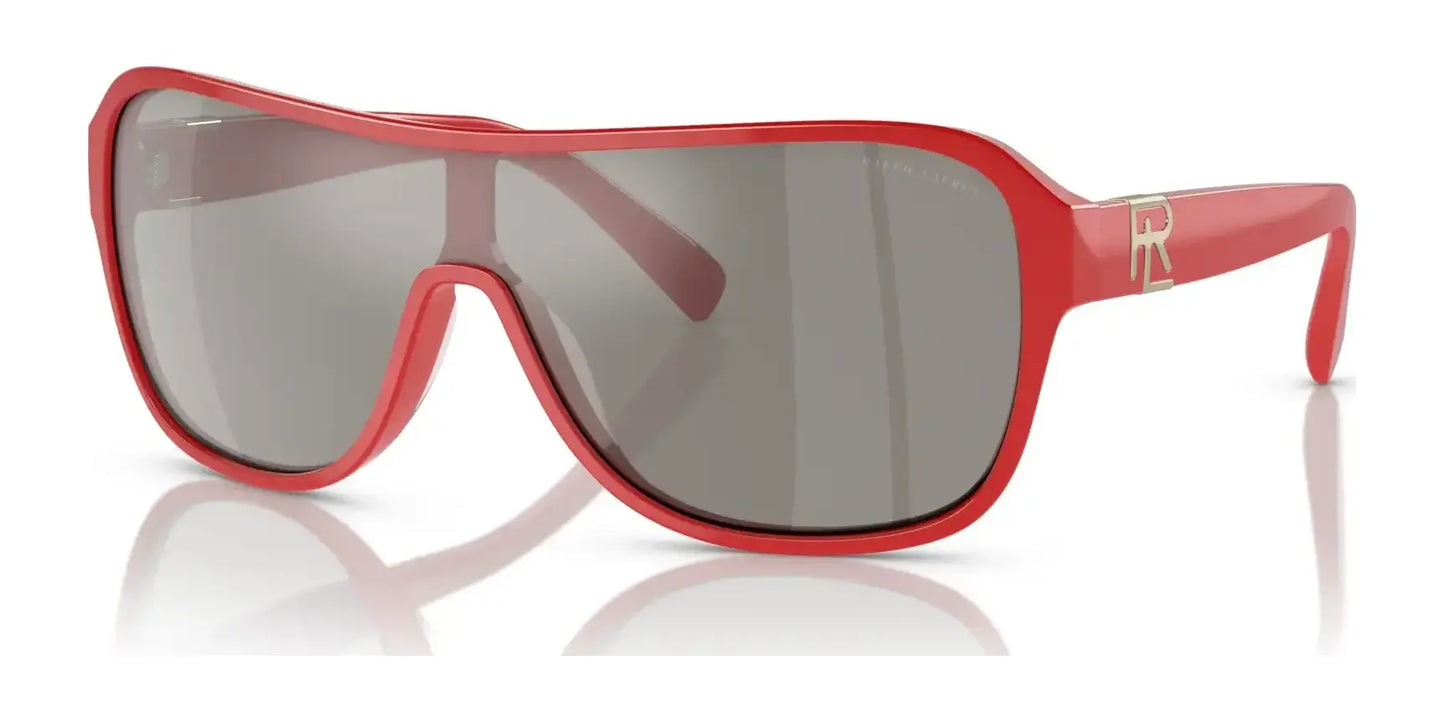 Ralph Lauren THE DILLION RL8214U Sunglasses Red / Silver Mirror