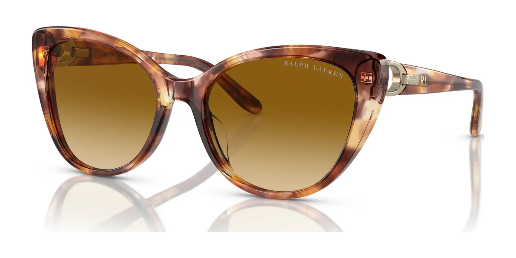 Ralph Lauren RL8215BU Sunglasses Havana / Gradient Yellow