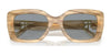 Ralph Lauren THE NIKKI RL8217U Sunglasses | Size 55 / Black / Gradient Purple (2N 38.7%) №500179