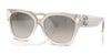 Ralph Lauren THE OVERSZED RICKY RL8221 Sunglasses | Size 55 / Transparent Gray / Grey Gradient Flash (2N 31%) №611208