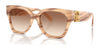 Ralph Lauren THE OVERSZED RICKY RL8221 Sunglasses | Size 55 / Oystershell Brown / Gradient Brown (2N 32%) №617913