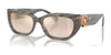 Ralph Lauren THE BRIDGET RL8222 Sunglasses | Size 55 / Oystershell Black / Brown Gradient Mirror Gold (1N 60%) №61754E