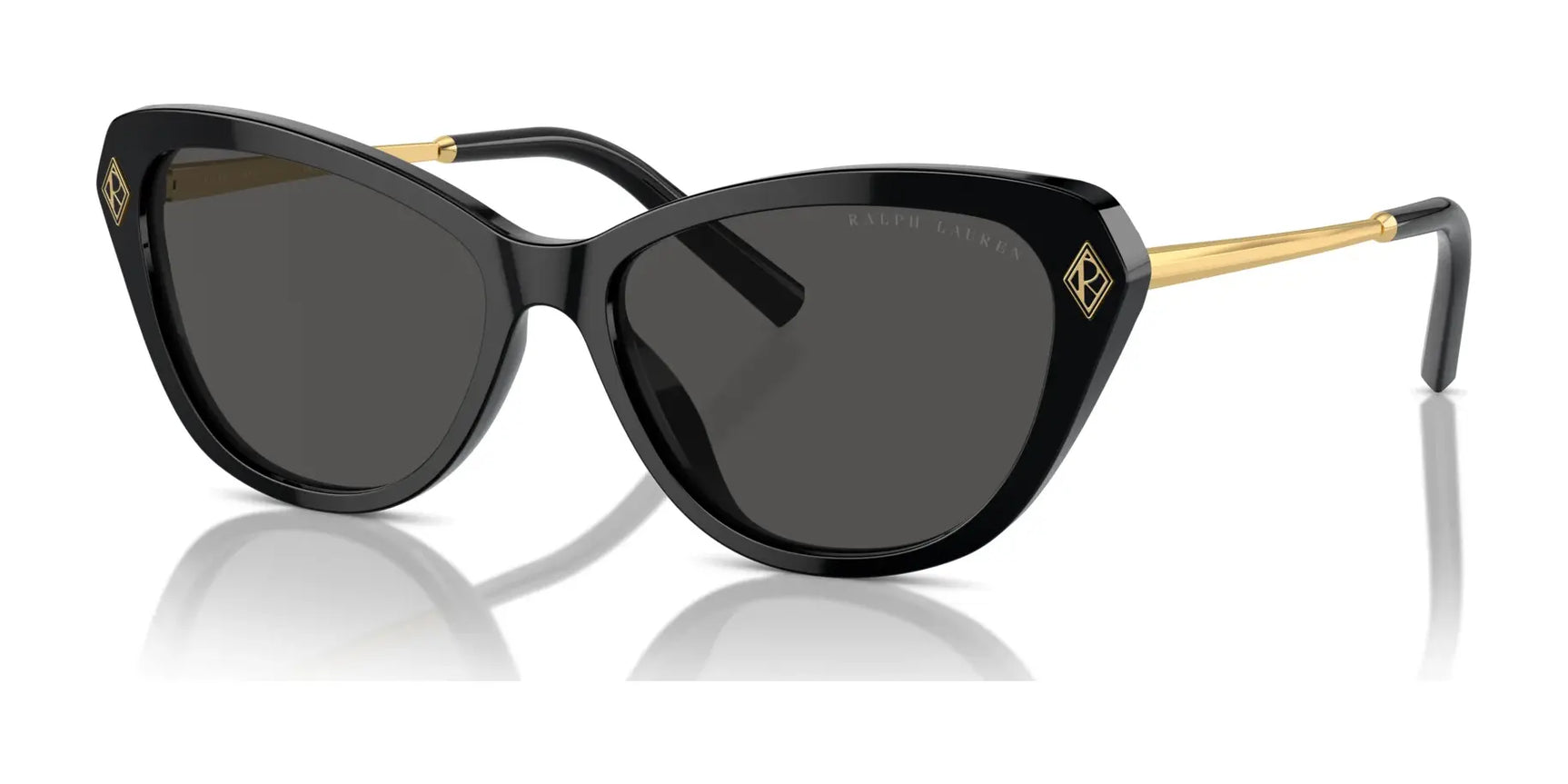 Ralph Lauren THE ELLA RL8224U Sunglasses Black / Dark Grey